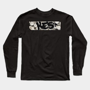 Ca a flat black Long Sleeve T-Shirt